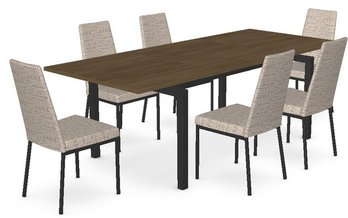 ZOOM 7-pc extendable Dining Room Set  by Amisco