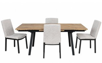 5-pc extendable Dining table Lewis by Amisco