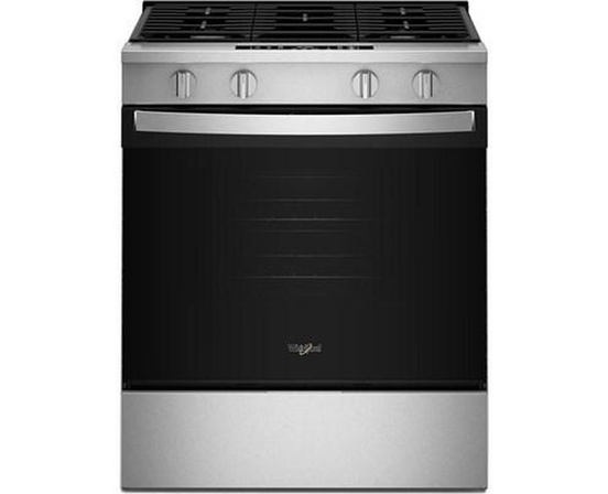 Whirlpool 30-Inch Slide-In Gas Range With Wi-Fi - WSGS3330TS