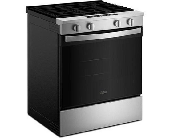 Whirlpool 30-Inch Slide-In Gas Range With Wi-Fi - WSGS3330TS