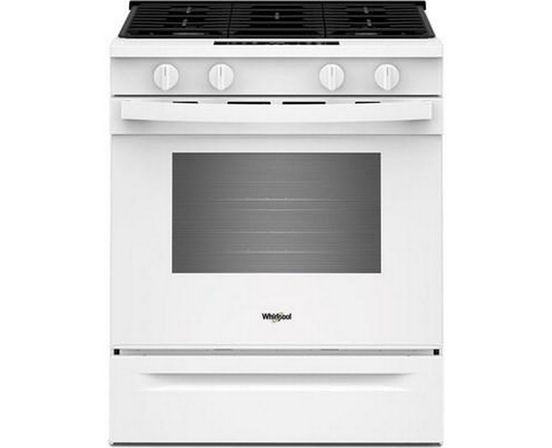Whirlpool 30-Inch Slide-In Gas Range With Wi-Fi - WSGS3330TW