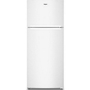 Whirlpool 28-Inch, 18.0 Cu. Ft. Top Freezer Refrigerator With Total Coverage Cooling - WRTX5118TW