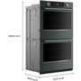KitchenAid 30-Inch Smart Electric Double Wall Oven With Intelligent Cooking Camera - KOED930SJP