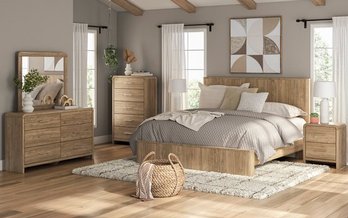 Gramburg King Panel Bed From Signature Design by Ashley