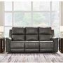 Bleckley Power Reclining Sofa in Leather Match with Adjustable Headrest by Signature Design by Ashley