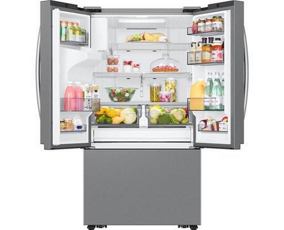 Samsung 31 Cu.Ft. Bespoke Ai 3-Door French Door Refrigerator - RF32CG5B30SRAA