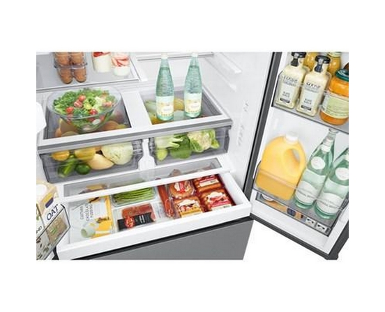 Samsung 31 Cu.Ft. Bespoke Ai 3-Door French Door Refrigerator - RF32CG5B30SRAA