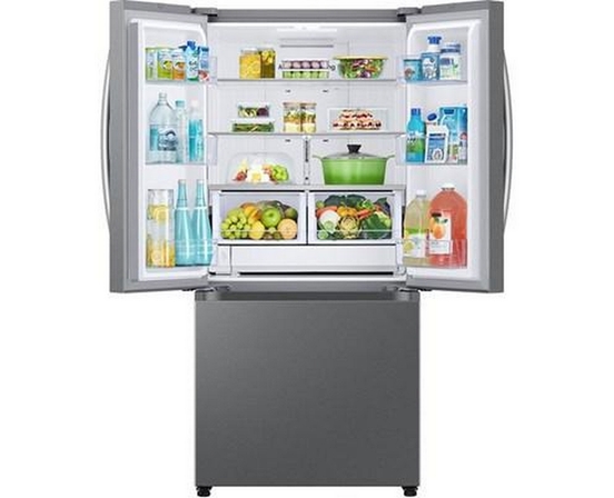 Samsung 33-Inch, 25 Cu.Ft. Bespoke Ai 3-Door French Door Refrigerator - RF25C5A01SRAA