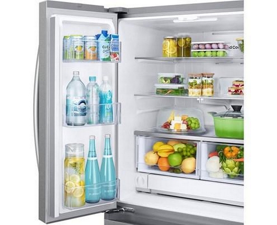 Samsung 33-Inch, 25 Cu.Ft. Bespoke Ai 3-Door French Door Refrigerator - RF25C5A01SRAA