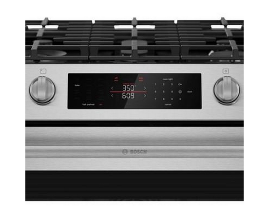 Bosch 300 Series Freestanding Gas Range Stainless Steel - HGF3050MUC