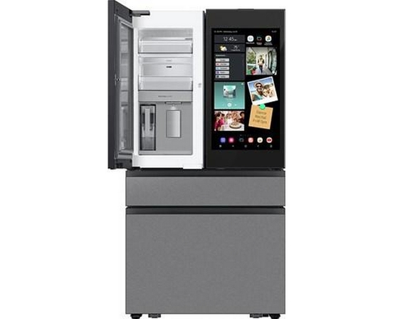 Samsung 36-Inch, 23 Cu. Ft. French 4-Door Refrigerator With Ai Family Hub™ - RF90F23AECR/AA