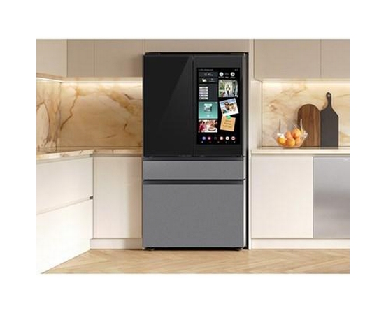 Samsung 36-Inch, 23 Cu. Ft. French 4-Door Refrigerator With Ai Family Hub™ - RF90F23AECR/AA