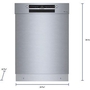 Bosch 100 Series Dishwasher - SHE41D75UC