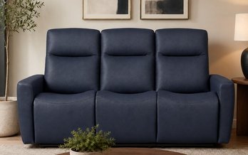 Ellie Fabric Reclining Sofa by Elran