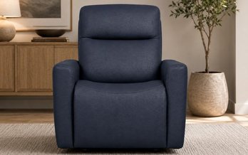 Ellie Fabric Power Glider Recliner with Power Headrest by Elran