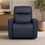 Ellie Fabric Power Glider Recliner with Power Headrest by Elran
