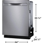 Frigidaire Gallery Built-In Dishwasher - GDSP4735AF