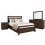 Queen Size 4-pc Vista Bedroom Set by Mako