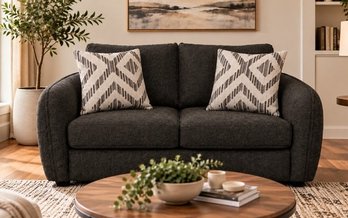 9581 Fabric Loveseat by Deco-Style