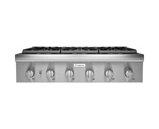 Thermador 36-Inch Built-In Gas Rangetop With Patented Pedestal Star® Burners - PCG366W