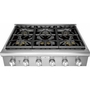 Thermador 36-Inch Built-In Gas Rangetop With Patented Pedestal Star® Burners - PCG366W