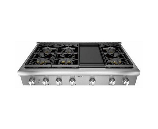 Thermador 48-Inch Built-In Gas Rangetop With Griddle - PCG486WD