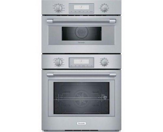 Thermador 30-Inch, 6.1 Cu.Ft. Built-In Combination Wall Oven With Speed Oven - PODMC301W