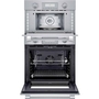 Thermador 30-Inch, 6.1 Cu.Ft. Built-In Combination Wall Oven With Speed Oven - PODMC301W