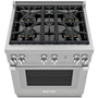 Thermador 30-Inch Freestanding Gas Range With 4 Burners - PRG304WH