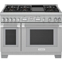 Thermador 48-Inch Freestanding Gas Range With Extralow® Burners - PRG486WDG