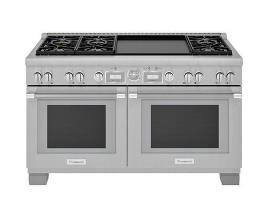 Thermador 60-Inch Freestanding Dual-Fuel Range With Extralow® Burners - PRD606WEG