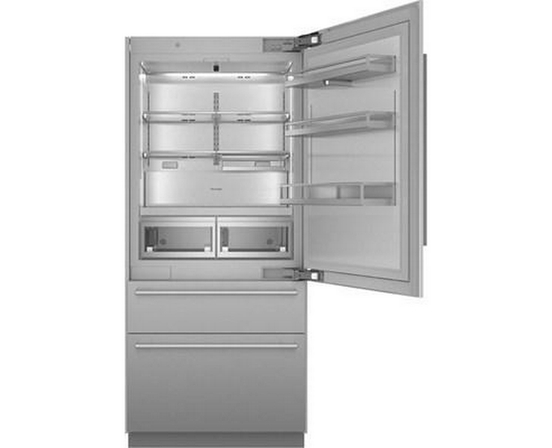 Thermador 36-Inch, 19 Cu. Ft. Built-In Bottom Freezer Refrigerator With Home Connect - T36BB110SS