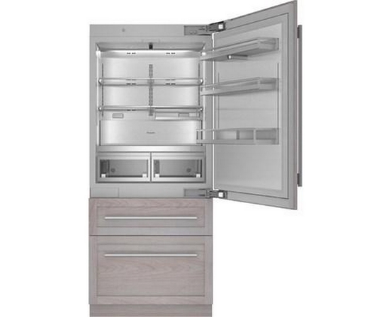 Thermador 36-Inch, 19 Cu. Ft. Built-In Bottom Freezer Refrigerator With Home Connect - T36IB100SP
