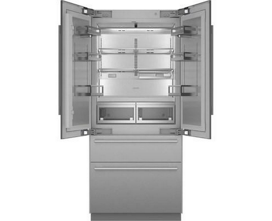 Thermador 36-Inch, 18.9 Cu. Ft. Built-In French 4-Door Refrigerator With Home Connect - T36BT110NS