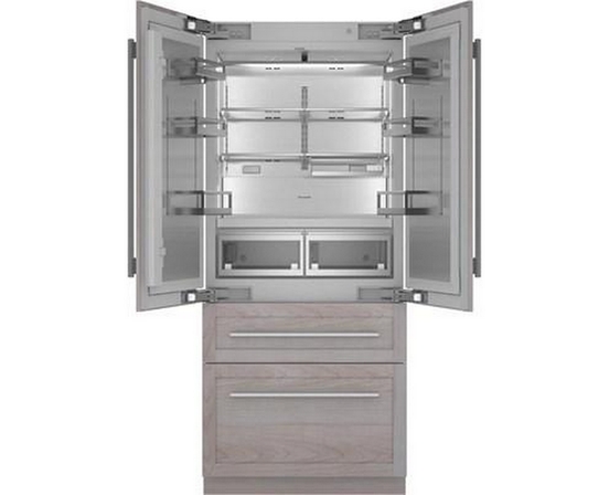 Thermador 36-Inch, 18.9 Cu. Ft. Built-In French 4-Door Refrigerator With Home Connect - T36IT100NP