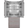 Thermador 36-Inch, 18.9 Cu. Ft. Built-In French 4-Door Refrigerator With Home Connect - T36IT100NP