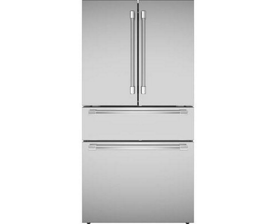 Thermador 36-Inch, 20.4 Cu. Ft. Freestanding French 4-Door Refrigerator With Wi-Fi - T36FL821NS