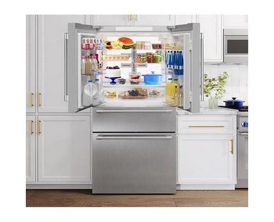 Thermador 36-Inch, 20.4 Cu. Ft. Freestanding French 4-Door Refrigerator With Wi-Fi - T36FL821NS