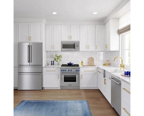 Thermador 36-Inch, 20.4 Cu. Ft. Freestanding French 4-Door Refrigerator With Wi-Fi - T36FL821NS
