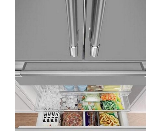 Thermador 36-Inch, 20.4 Cu. Ft. Freestanding French 4-Door Refrigerator With Wi-Fi - T36FL821NS