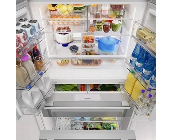 Thermador 36-Inch, 20.4 Cu. Ft. Freestanding French 4-Door Refrigerator With Wi-Fi - T36FL810NS