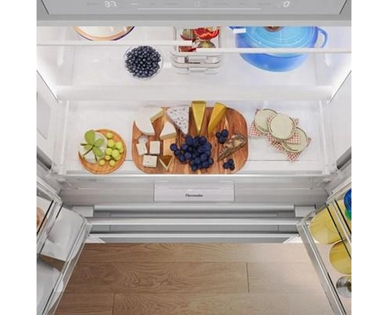 Thermador 36-Inch, 20.4 Cu. Ft. Freestanding French 4-Door Refrigerator With Wi-Fi - T36FL810NS