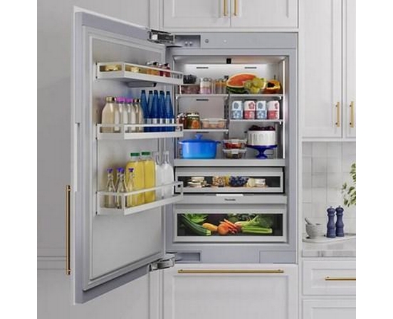 Thermador 30-Inch, 16.6 Cu. Ft. Built-In Bottom Freezer Refrigerator With Wi-Fi - T30IB100SP