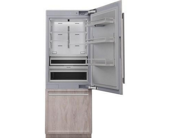 Thermador 30-Inch, 16.6 Cu. Ft. Built-In Bottom Freezer Refrigerator With Wi-Fi - T30IB100SP