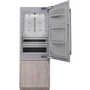 Thermador 30-Inch, 16.6 Cu. Ft. Built-In Bottom Freezer Refrigerator With Wi-Fi - T30IB100SP