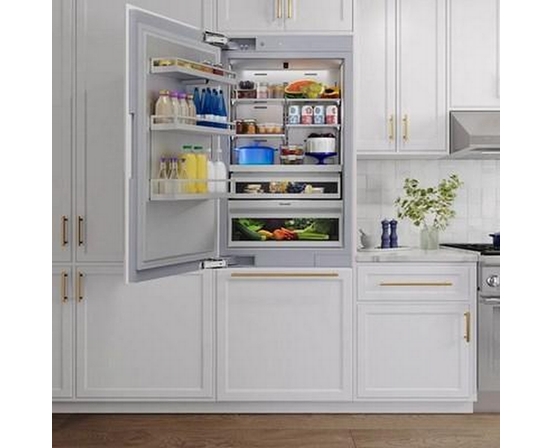 Thermador 30-Inch, 16.6 Cu. Ft. Built-In Bottom Freezer Refrigerator With Wi-Fi - T30IB100SP