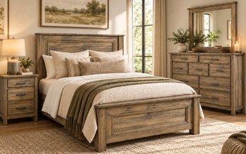 King Size 4-pc Tofino Bedroom Set by Mako