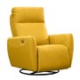 Leather Power Recliner by Elran