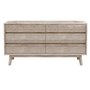 6-Drawer desk by LH Imports