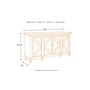 Fossil Ridge Buffet Cabinet by Ashley - A4000037